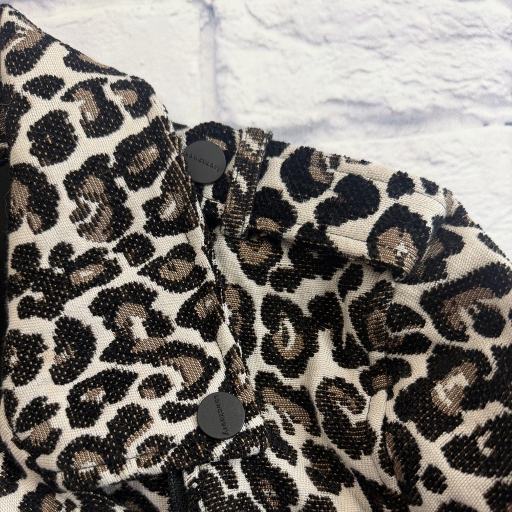 Sanctuary “Poison & Leopard” Moto Jacket from Revolve. Size L. Baddie - Picture 12 of 13